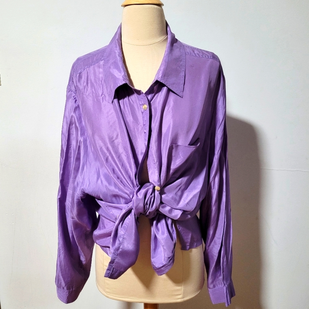 100% silk blouse